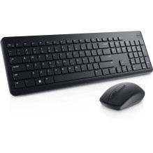 Belaidės Klaviatūros Ir Pelės Rinkinys - Dell KM3322W EST Viso Dydžio 1 000 DPI 128 Bitų AES