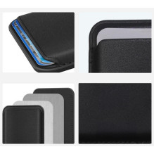 Telefono kortelių dėklas - Tech-Protect MagWallet, juodas