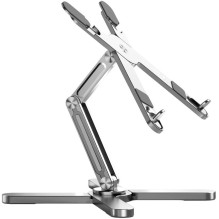 Nešiojamo kompiuterio stovas - Tech-Protect ULS200 Sidabrinis 16" Nešiojamo kompiuterio stovas - Tech-Protect ULS200 Sidabrinis 16"