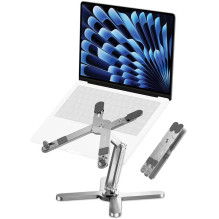 Nešiojamo kompiuterio stovas - Tech-Protect ULS200 Sidabrinis 16" Nešiojamo kompiuterio stovas - Tech-Protect ULS200 Sidabrinis 16"