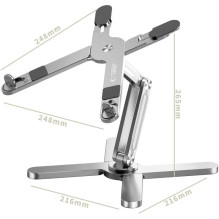 Nešiojamo kompiuterio stovas - Tech-Protect ULS200 Sidabrinis 16" Nešiojamo kompiuterio stovas - Tech-Protect ULS200 Sidabrinis 16"