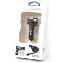 Automobilinis įkroviklis - Platinet 44652 2,4 A USB Su USB-C Laidu Automobilinis įkroviklis - Platinet 44652 2,4 A USB Su USB-C Laidu