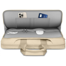 Nešiojamo kompiuterio Krepšys - Tech-Protect PocketBag 14" Smėlio spalvos Nešiojamo kompiuterio Krepšys - Tech-Protect PocketBag 14" Smėlio spalvos