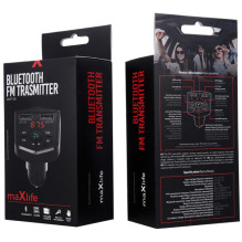 FM Siųstuvas - Maxlife MXFT-02 Bluetooth, USB, 5 V 3,1 A, LED Ekranas