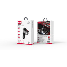 Automobilinis FM Transmiteris - XO BCC10, Juodas Automobilinis FM Transmiteris - XO BCC10, Juodas