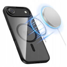 Telefono dėklas - Tech-Protect MagMat MagSafe Skirtas Apple iPhone 17 Air Juodas / Skaidrus
