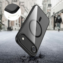 Telefono dėklas - Tech-Protect MagMat MagSafe Skirtas Apple iPhone 17 Air Juodas / Skaidrus
