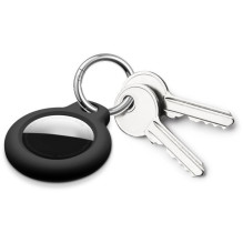"AirTag" Dėklas - Tech-Protect Rough Apple AirTag, 4 Vnt., Juodas