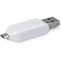 Atminties kortelių skaitytuvas - Forever USB OTG Atminties kortelių skaitytuvas, skirtas microSD / SD Kortelėms, USB 2.0