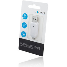 Atminties kortelių skaitytuvas - Forever USB OTG Atminties kortelių skaitytuvas, skirtas microSD / SD Kortelėms, USB 2.0