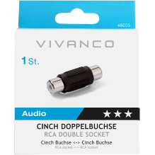 RCA Garso Adapteris - Vivanco RCA-RCA Garso Adapteris RCA Garso Adapteris - Vivanco RCA-RCA Garso Adapteris