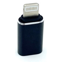 USB Adapteris - Maxlife USB-C-"Lightning" Adapteris Juodas