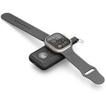 Išorinė Baterija - Goobay 2 500 mAh, Skirta Apple Watch, Su Magnetiniu Belaidžiu Įkrovimu, USB-C, 5 V / 1 A, Skaitmenini Išorinė Baterija - Goobay 2 500 mAh, Skirta Apple Watch, Su Magnetiniu Belaidžiu Įkrovimu, USB-C, 5 V / 1 A, Skaitmenini