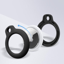 "AirTag" Dėklas - Tech-Protect Rough, Skirtas Apple AirTag, 2 Vnt., Juodas