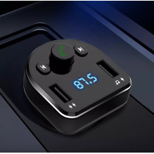 Automobilinis FM Siųstuvas - XO BCC01 BT Juodas