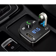 Automobilinis FM Siųstuvas - XO BCC01 BT Juodas