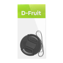 Objektyvo Dangtelis - D-Fruit 52 mm Objektyvo Dangtelis Snap Objektyvo Dangtelis - D-Fruit 52 mm Objektyvo Dangtelis Snap