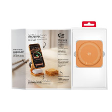 FORCELL AluFold Pro Qi 2.2 25W 3in1 Ultra-Fast Wireless Desk Charger for iPhone and Samsung compatible with MagSafe, App