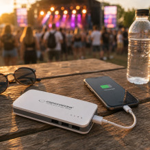 Esperanza EMP106WE Radium power bank Grey,White 8000 mAh Esperanza EMP106WE Radium power bank Grey,White 8000 mAh