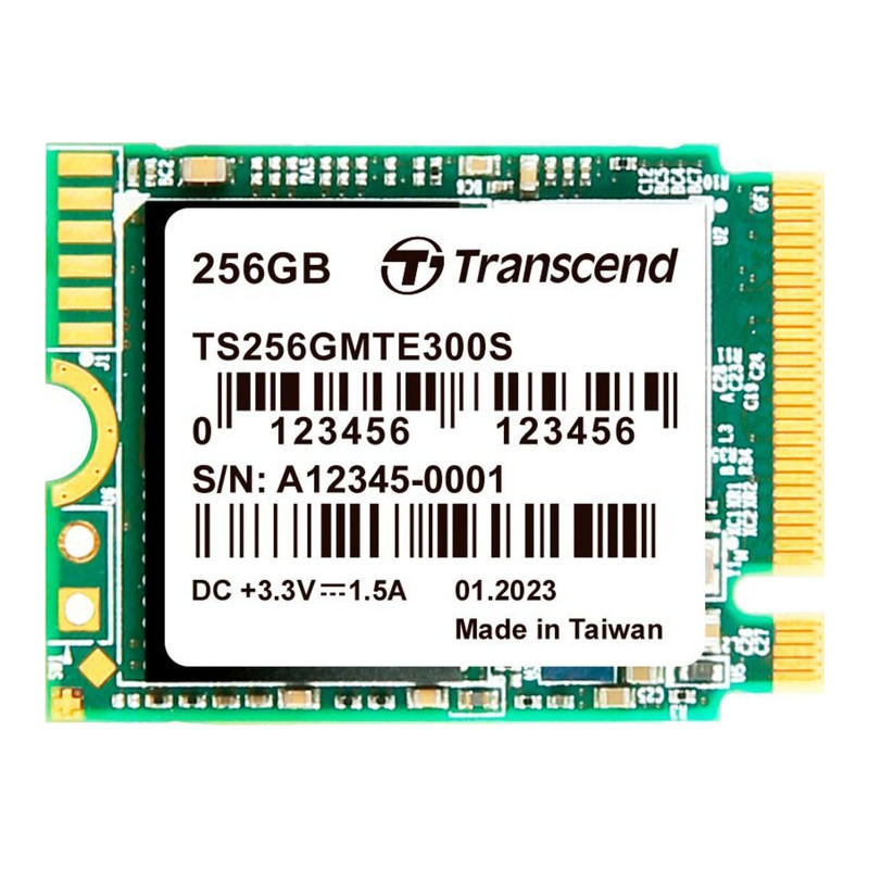 SSD drive Transcend MTE300S 256GB M.2 2230 PCI-E x4 Gen3 NVMe (TS256GMTE300S)