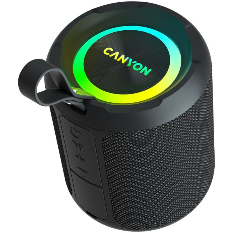 Portatīvais skaļrunis CANYON OnMove 11 IPX6 TWS 20W EQ RGB Melns