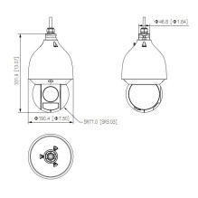 NET KAMERA 4MP PTZ IR DOME AI / SD5A425GB-HNR DAHUA