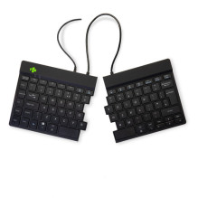 Klaviatūra R-Go Tastatur Split Break UK-Layout vadu melna