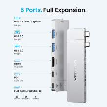NB ACC DOCKING STATION 6IN2 / USB-C THZH0 VENTION