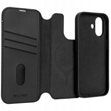 Atsegama odinė piniginė iPhone 17 Pro Black Atsegama odinė piniginė iPhone 17 Pro Black