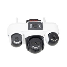 PNI IP84S Live AOV video surveillance camera 4 2Mpx cameras GSM 4G with solar panel and 16000 mAh battery