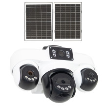 PNI IP84S Live AOV video surveillance camera 4 2Mpx cameras GSM 4G with solar panel and 16000 mAh battery