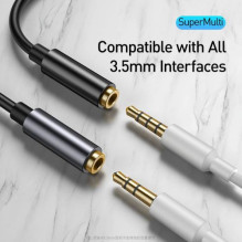 Baseus Converter L54 Type-C Male to 3.5mm Female Adapter Deep Gray (CATL54-0G) Baseus Converter L54 Type-C Male to 3.5mm Female Adapter Deep Gray (CATL54-0G)