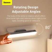 Baseus Home Magnetic Stepless Dimming Charging Desk Lamp 100LM, 4000K, 1800 mAh 4.5W Gray (DGXC-C0G) Baseus Home Magnetic Stepless Dimming Charging Desk Lamp 100LM, 4000K, 1800 mAh 4.5W Gray (DGXC-C0G)