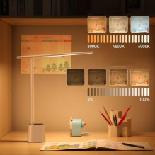 Baseus Home Smart Eye Rechargable Folding Desk Lamp, 2200 mAh, White EU (DGZG-02) Baseus Home Smart Eye Rechargable Folding Desk Lamp, 2200 mAh, White EU (DGZG-02)