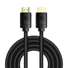 Baseus Video Cable High Definition Series HDMI To HDMI 2.1, 8K 60 Hz, 4K 120 Hz, 2K 144 Hz, 3D eARC, QMS, Dynamic HDR, V Baseus Video Cable High Definition Series HDMI To HDMI 2.1, 8K 60 Hz, 4K 120 Hz, 2K 144 Hz, 3D eARC, QMS, Dynamic HDR, V