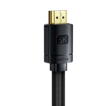 Baseus Video Cable High Definition Series HDMI To HDMI 2.1, 8K 60 Hz, 4K 120 Hz, 2K 144 Hz, 3D eARC, QMS, Dynamic HDR, V Baseus Video Cable High Definition Series HDMI To HDMI 2.1, 8K 60 Hz, 4K 120 Hz, 2K 144 Hz, 3D eARC, QMS, Dynamic HDR, V
