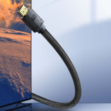 Baseus Video Cable High Definition Series HDMI To HDMI 2.1, 8K 60 Hz, 4K 120 Hz, 2K 144 Hz, 3D eARC, QMS, Dynamic HDR, V Baseus Video Cable High Definition Series HDMI To HDMI 2.1, 8K 60 Hz, 4K 120 Hz, 2K 144 Hz, 3D eARC, QMS, Dynamic HDR, V
