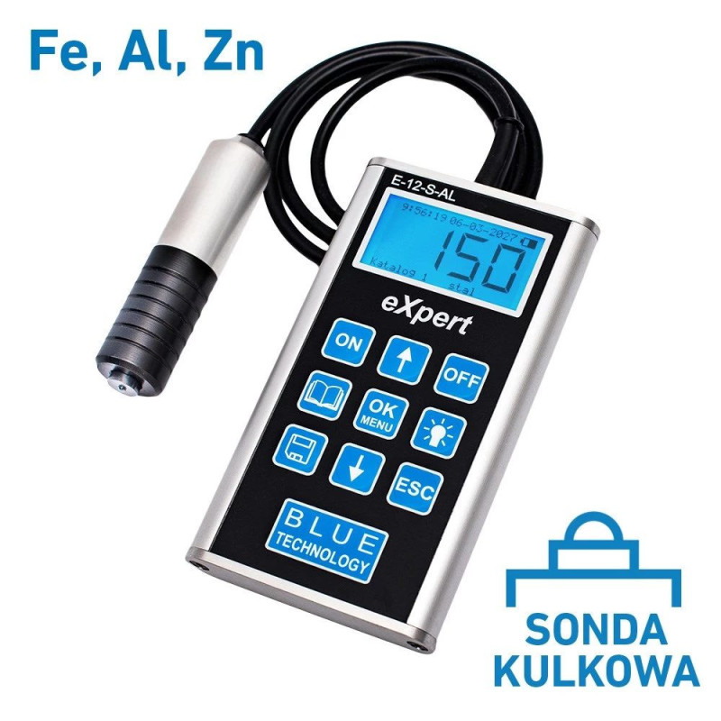 Krāsas biezuma mērītājs Blue E-12-S-AL (eXpert)