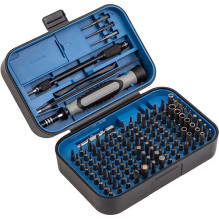 Atsuktuvo Rinkinys - 130 in 1 Magnetinis su 117 Antgalių ir Dėklu