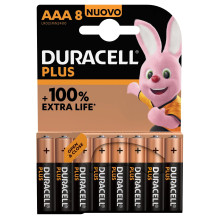 Duracell Plus 100 AAA vienreizējās lietošanas baterija, sārmainā