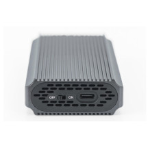 Obudowa USB 4.0 Type C su SSD disku M.2 NVMe 40 Gbps aliuminis, benarzędziowa