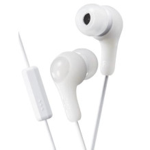 JVC „Gumy Plus“ su mikrofonu ir nuotolinio valdymo pultu, baltas