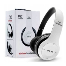 Headphone bluetooth P47 white