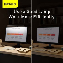 Baseus Závěsné LED světlo i-Wok Series pro obrazovky černé Baseus Závěsné LED světlo i-Wok Series pro obrazovky černé