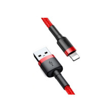 Baseus Lightning Cafule kabelis 1.5A 2m Red + Red (CALKLF-C09) Baseus Lightning Cafule kabelis 1.5A 2m Red + Red (CALKLF-C09)