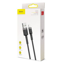 Baseus Lightning Cafule kabelis, 2A, 3m Gray / Black (CALKLF-RG1)