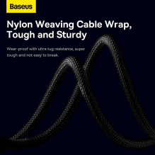 Baseus Universal Cable StarSpeed 3-in-1 Fast Charging Data Cable (USB to Micro + Lightning + Type-C) 3.5A 1.2m, Black (C Baseus Universal Cable StarSpeed 3-in-1 Fast Charging Data Cable (USB to Micro + Lightning + Type-C) 3.5A 1.2m, Black (C