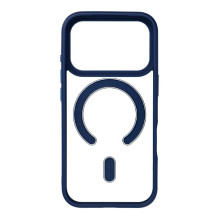 Case for iPhone 18 Pro / 17 Pro Color Edge Mag Cover compatible with MagSafe light blue