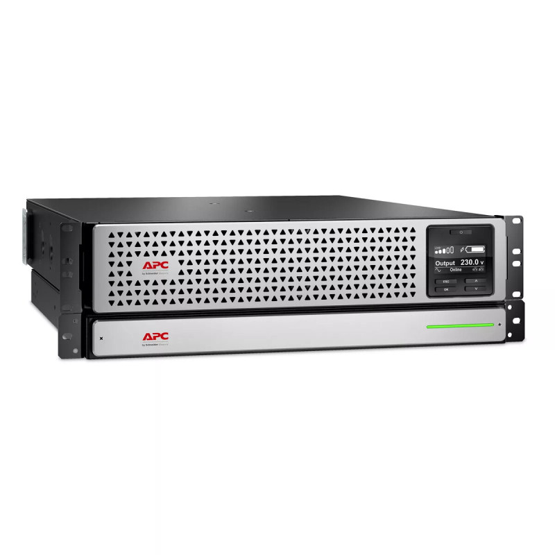 APC Smart-UPS On-Line APC, 1000VA, litija jonu akumulators, rackmount 3U, 230V, 8x C13 IEC ligzdas, tīkla karte, pagarin