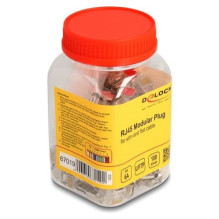 DELOCK RJ45 modulinis kištukas Cat.6A 100 vnt. rinkinys DELOCK RJ45 modulinis kištukas Cat.6A 100 vnt. rinkinys
